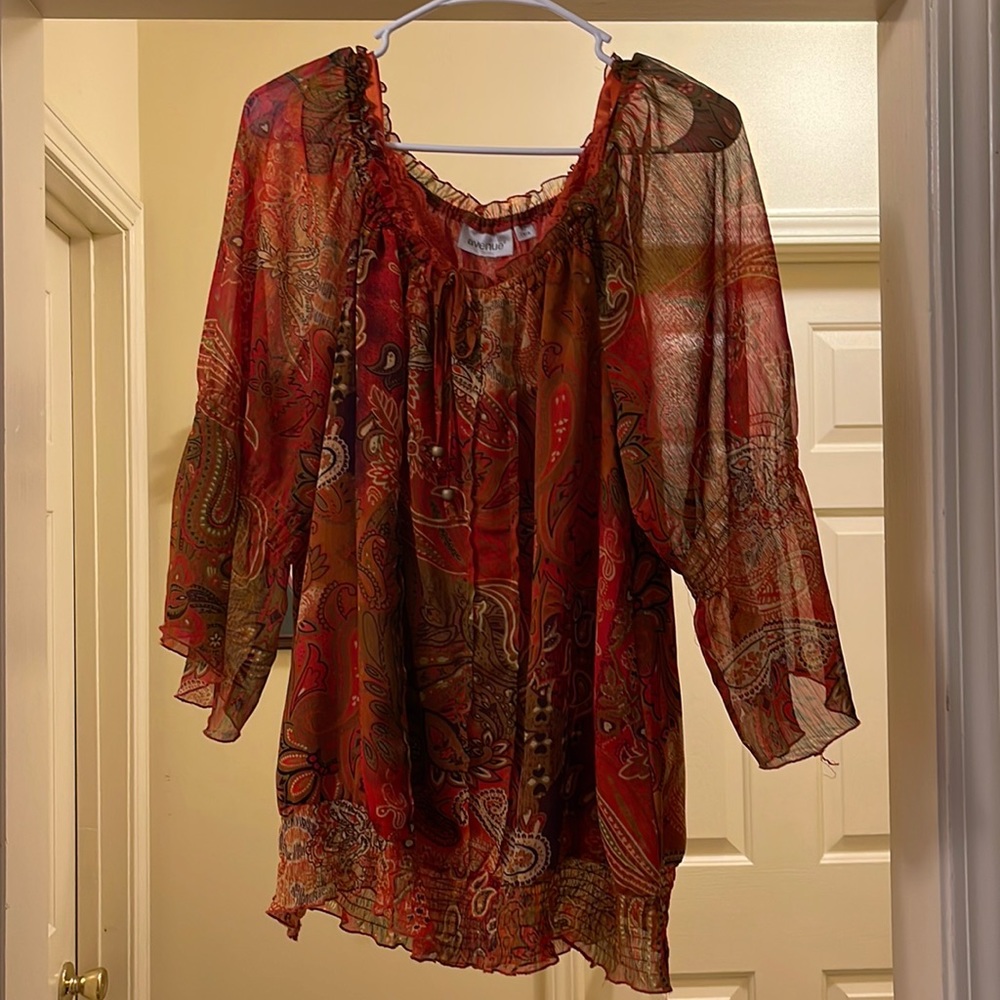 Paisley Fall Blouse